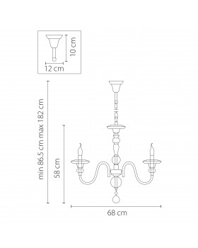 Люстра подвесная Azzurro Lightstar Premium 699064-foto2
