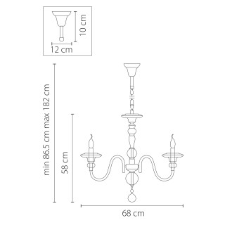 Люстра подвесная Azzurro Lightstar Premium 699064-foto2