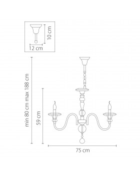 Люстра подвесная Azzurro Lightstar Premium 699084-foto2