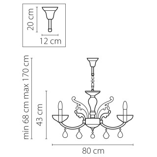 Люстра подвесная Boemia Lightstar Premium 717082-foto2