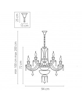 Люстра подвесная Campana Lightstar Premium 716154-foto2