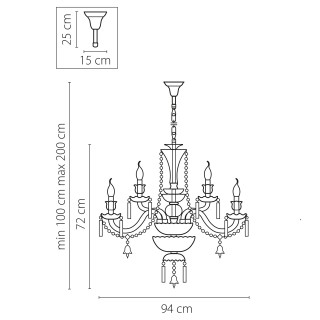 Люстра подвесная Campana Lightstar Premium 716154-foto2