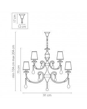 Люстра подвесная Cappa Lightstar Premium 691154-foto2