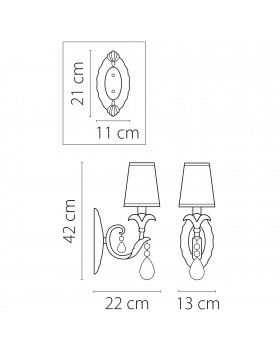 Бра Cappa Lightstar Premium 691612-foto2