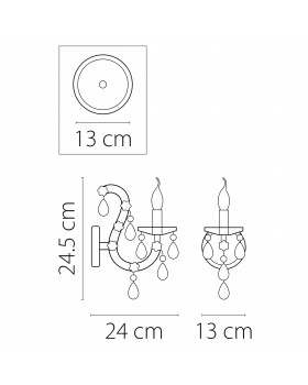 Бра Champa blu Lightstar Premium 698615-foto2