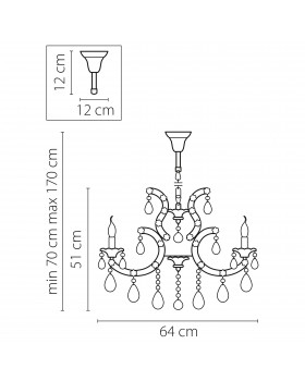 Люстра подвесная Champa nero Lightstar Premium 879087-foto2