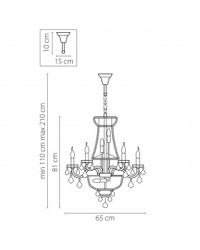 Люстра подвесная Classic Lightstar Premium 700162-foto2