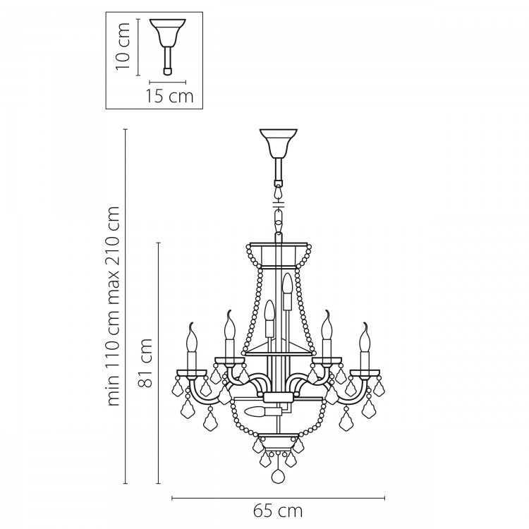 Люстра подвесная Classic Lightstar Premium 700162