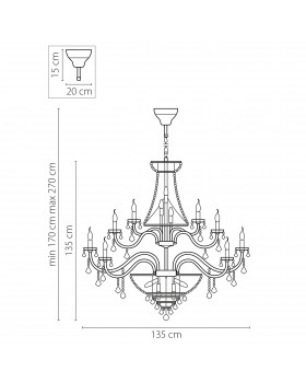 Люстра подвесная Classic Lightstar Premium 700512-foto2