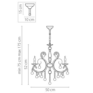 Люстра подвесная Elegante Lightstar Premium 708052-foto2