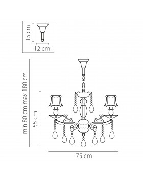 Люстра подвесная Fiocco Lightstar Premium 701081-foto2