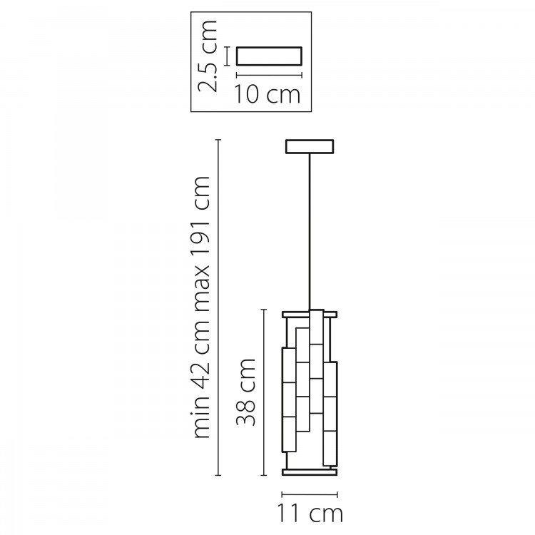 Подвес Limpio Lightstar Premium 722030