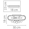 Люстра потолочная Monile Lightstar Premium 704032