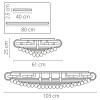 Люстра потолочная Monile Lightstar Premium 704212