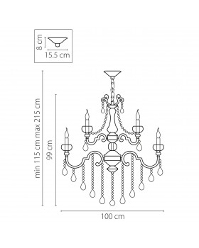 Люстра подвесная Montare Lightstar Premium 787182-foto2