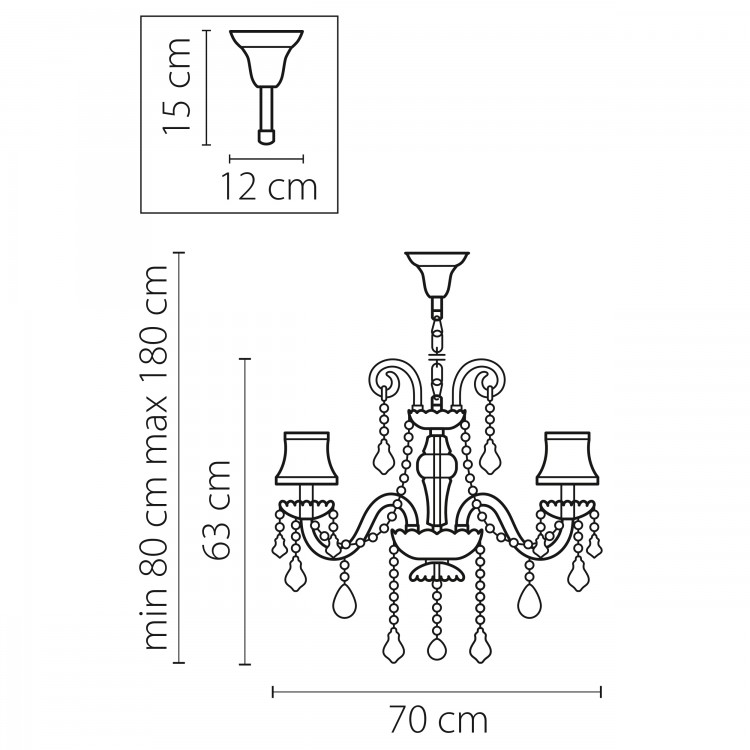 Люстра подвесная Nativo Lightstar Premium 715087