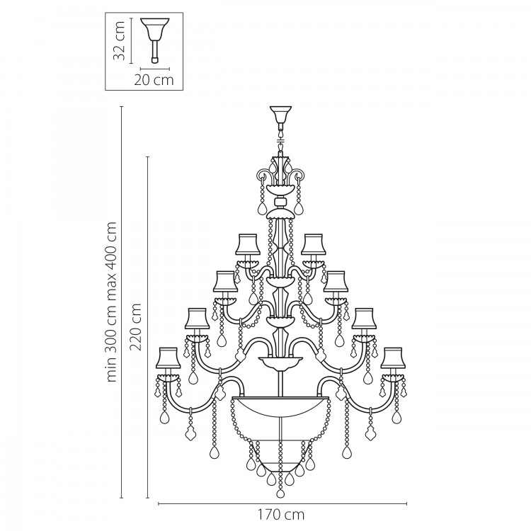 Люстра подвесная Nativo Lightstar Premium 715577