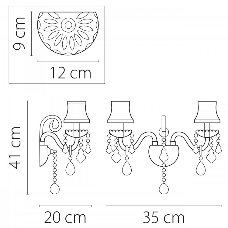 Бра Nativo Lightstar Premium 715627