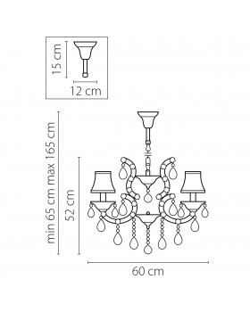 Люстра подвесная Princia Lightstar Premium 726061-foto2