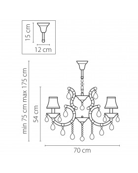 Люстра подвесная Princia Lightstar Premium 726081-foto2