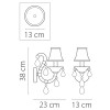 Бра Princia Lightstar Premium 726611