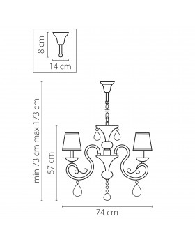 Люстра подвесная Ricerco Lightstar Premium 693084-foto2