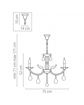 Люстра подвесная Stregaro Lightstar Premium 694082-foto2