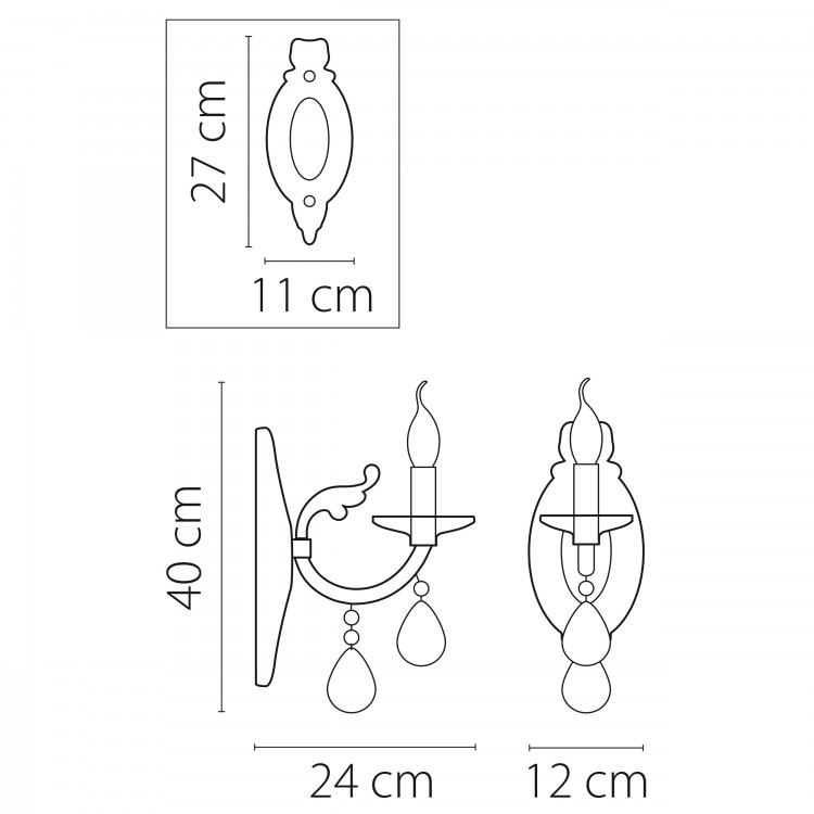 Бра Stregaro Lightstar Premium 694612