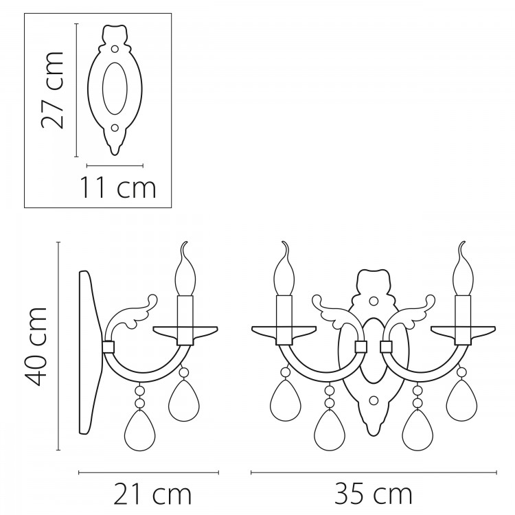 Бра Stregaro Lightstar Premium 694621