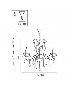 Люстра подвесная Tesoro Lightstar Premium 710082-foto2