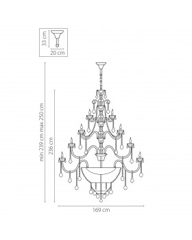 Люстра подвесная Tesoro Lightstar Premium 710572-foto2