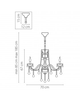 Люстра подвесная Vidare Lightstar Premium 738082-foto2