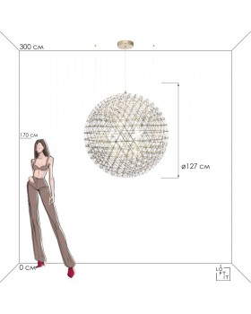 9027-127 Gold Подвесной светильник LOFT IT Raimond-foto5