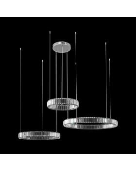 10135/3 Chrome Подвесной светильник LOFT IT Crystal ring-foto2