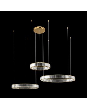 10135/3 Gold Подвесной светильник LOFT IT Crystal ring-foto2