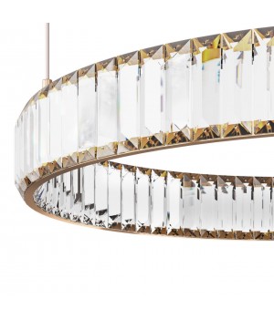 10135/800 Gold Подвесной светильник LOFT IT Crystal ring-foto3