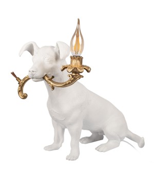 10312 White Настольная лампа LOFT IT Dog-foto3