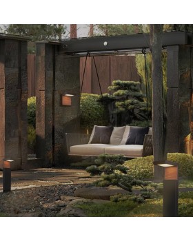 100001W Уличный настенный светильник LOFT IT Oak-foto8