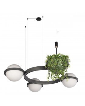 10121/3 Dark grey Подвесной светильник LOFT IT Jardin-foto3