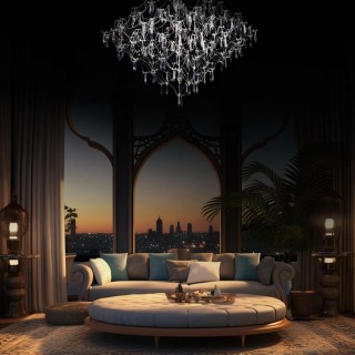 10259/800 Silver Asfour Подвесной светильник LOFT IT Mira-foto7