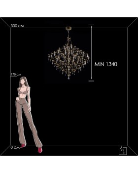 10259/1000 Gold Asfour Подвесной светильник LOFT IT Mira-foto10