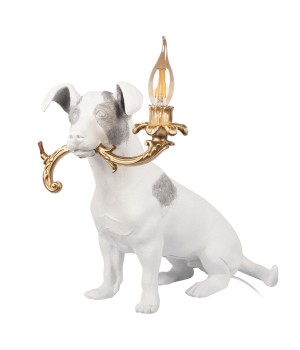 10312 Grey Настольная лампа LOFT IT Dog-foto3