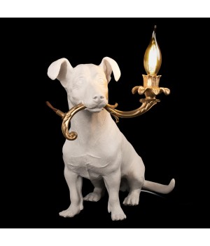 10312 White Настольная лампа LOFT IT Dog-foto2