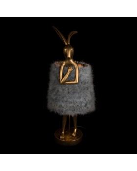 10315/B Grey fluff Настольная лампа LOFT IT Lapine-foto3