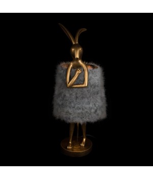 10315/B Grey fluff Настольная лампа LOFT IT Lapine-foto3