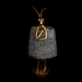 10315/B Grey fluff Настольная лампа LOFT IT Lapine-foto3