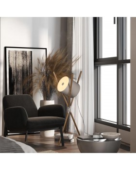 10245F White Торшер LOFT IT Bobbin-foto5