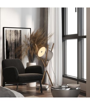 10245F White Торшер LOFT IT Bobbin-foto5