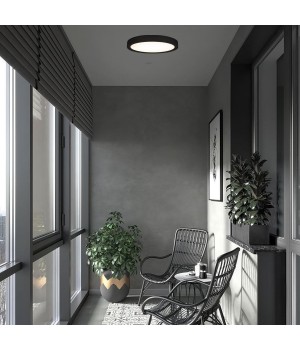 10227/24 Black Потолочный светильник LOFT IT Extraslim-foto7