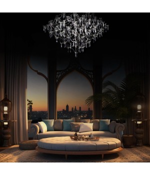 10259/1000 Silver Asfour Подвесной светильник LOFT IT Mira-foto7